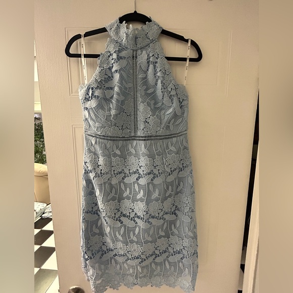 Bardot Light Blue Dress Size Medium - Picture 1 of 5